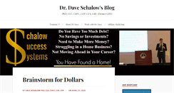 Desktop Screenshot of daveschalow.com